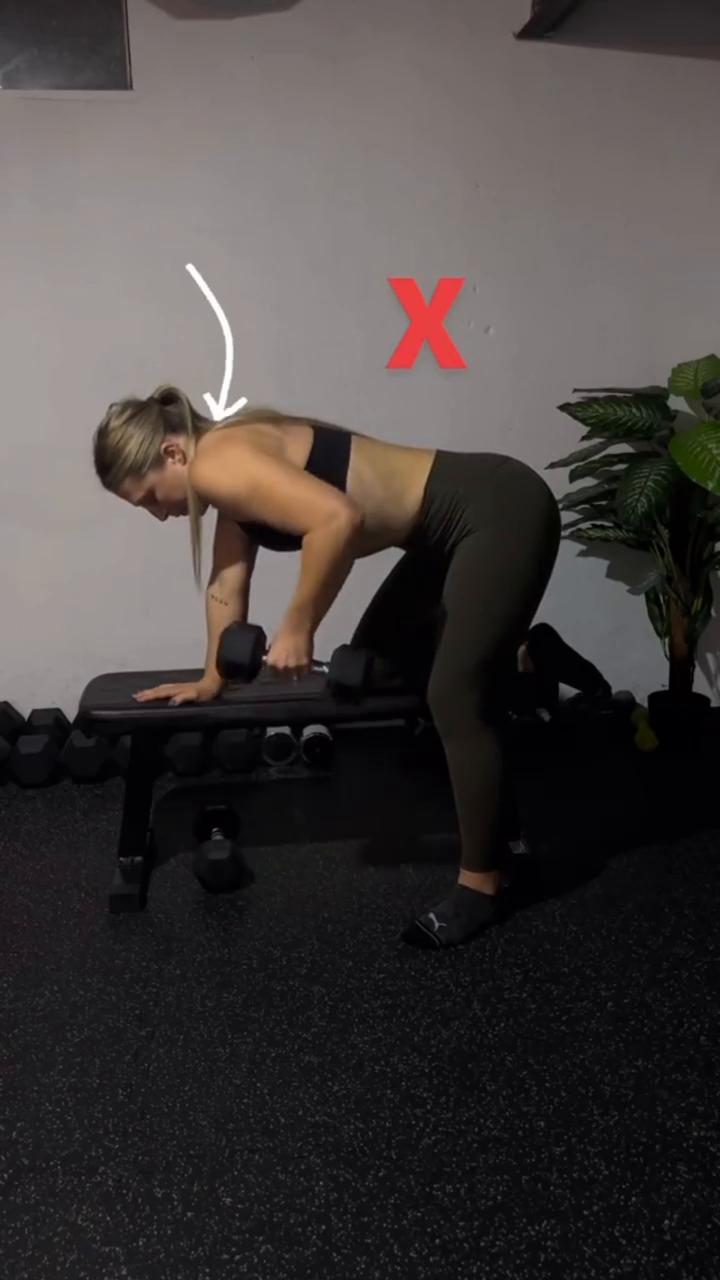 Single Arm DB Back Row Form Tutorial