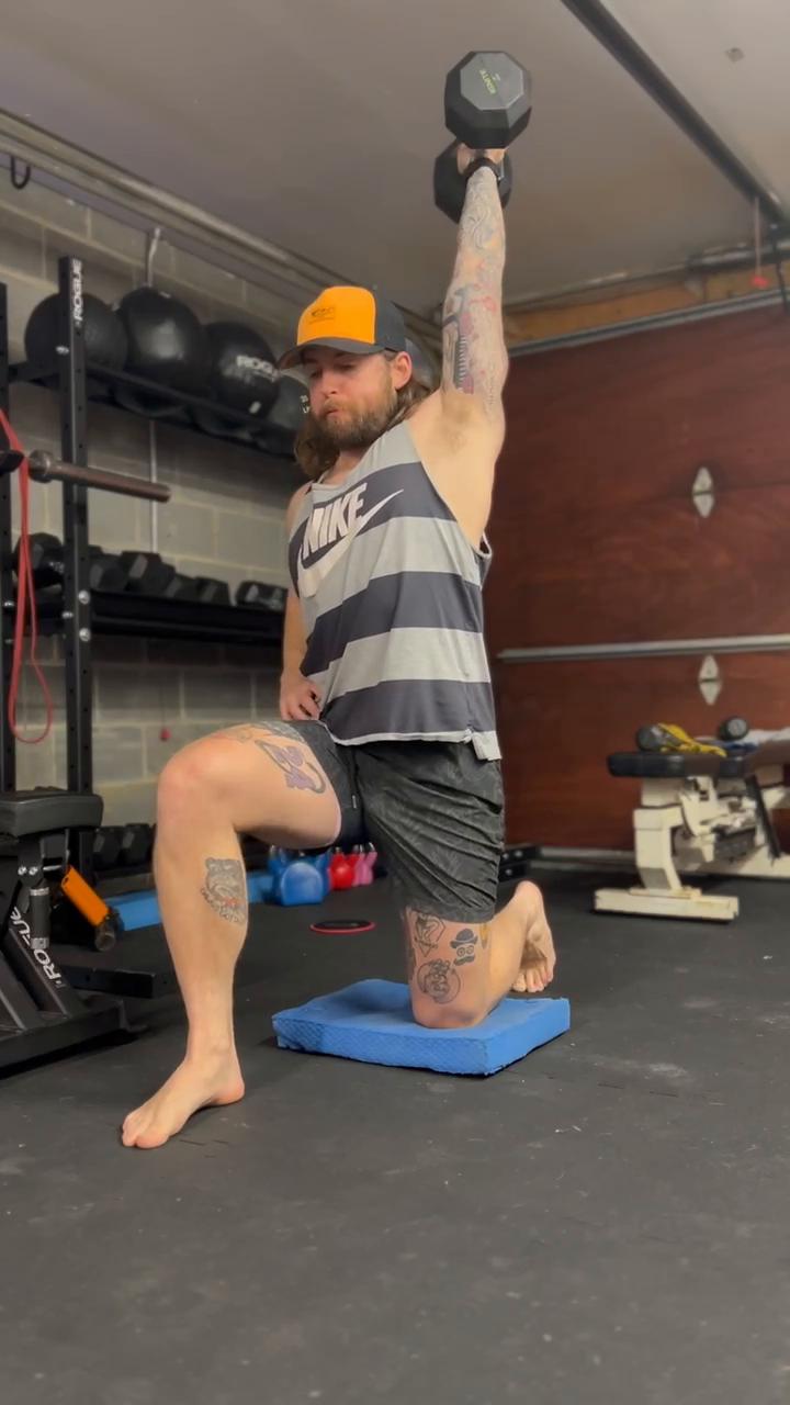 Chest, shoulders, and triceps [DB + Bands]