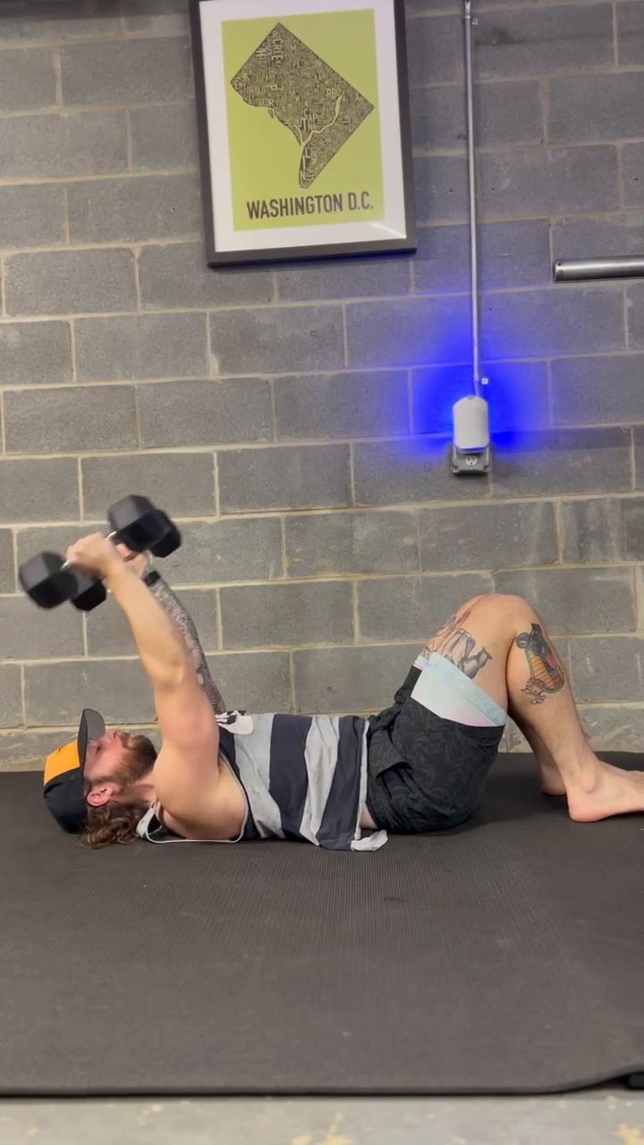 Chest, shoulders, and triceps [DB + Bands]
