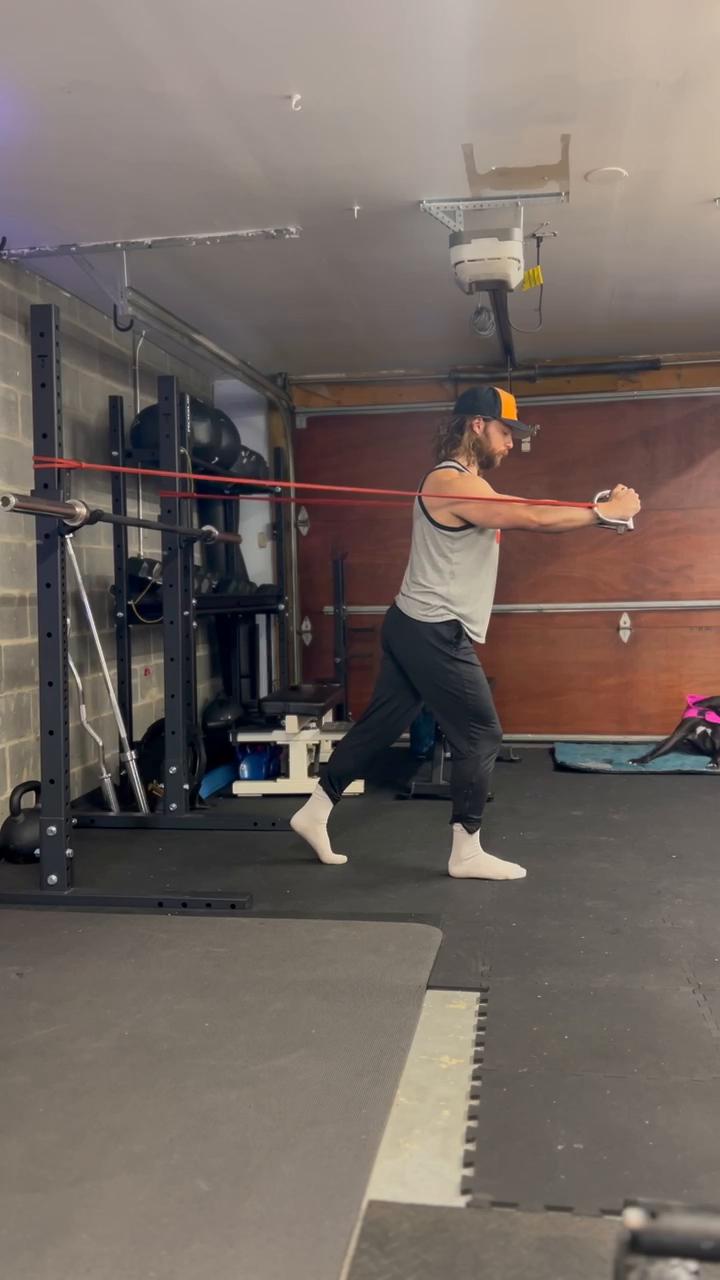 Dumbbell Push strength workout