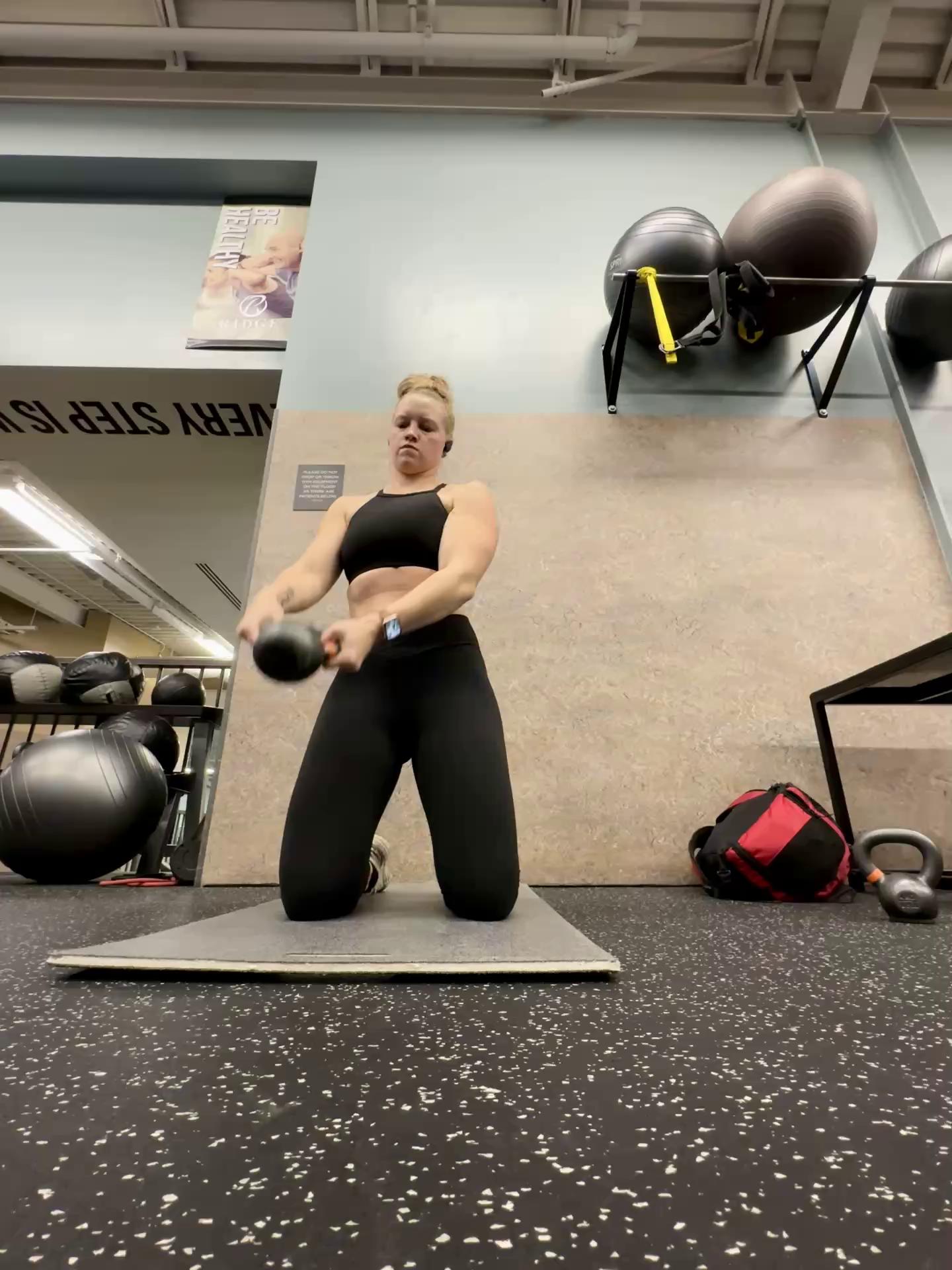 Strong sexy abs