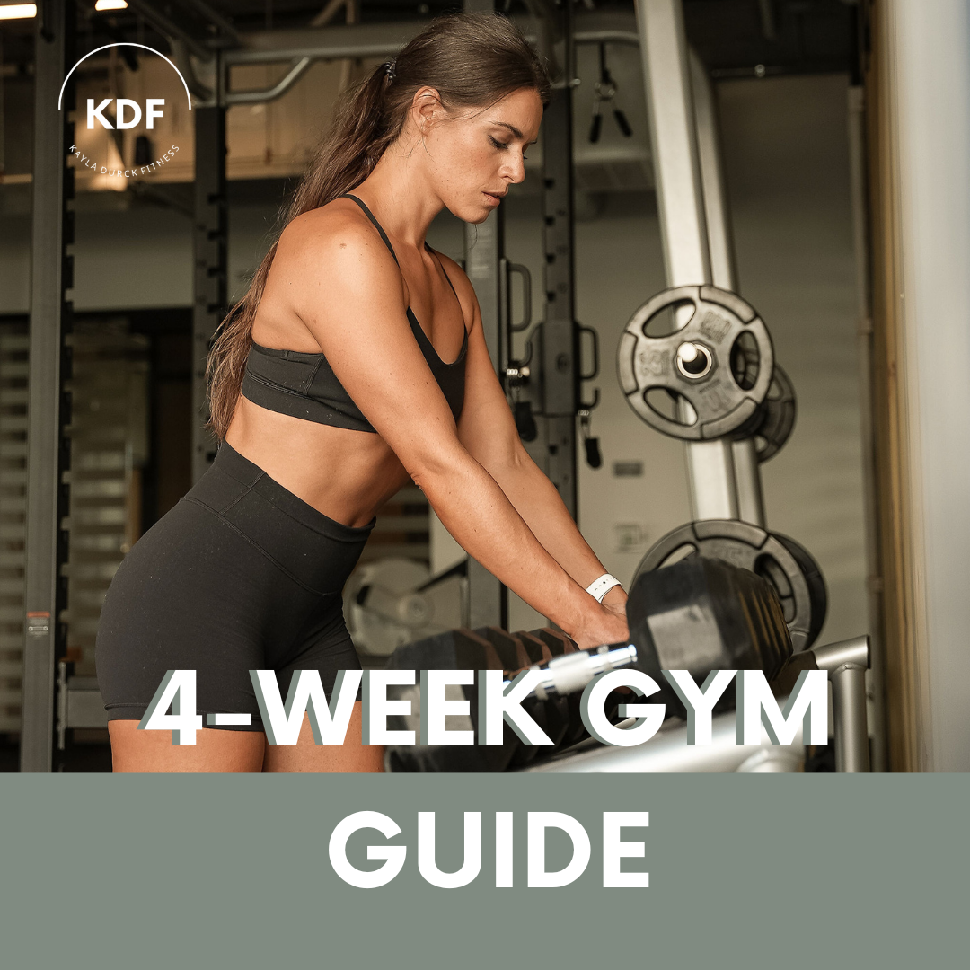 4-week gym challenge by Kayla Durck