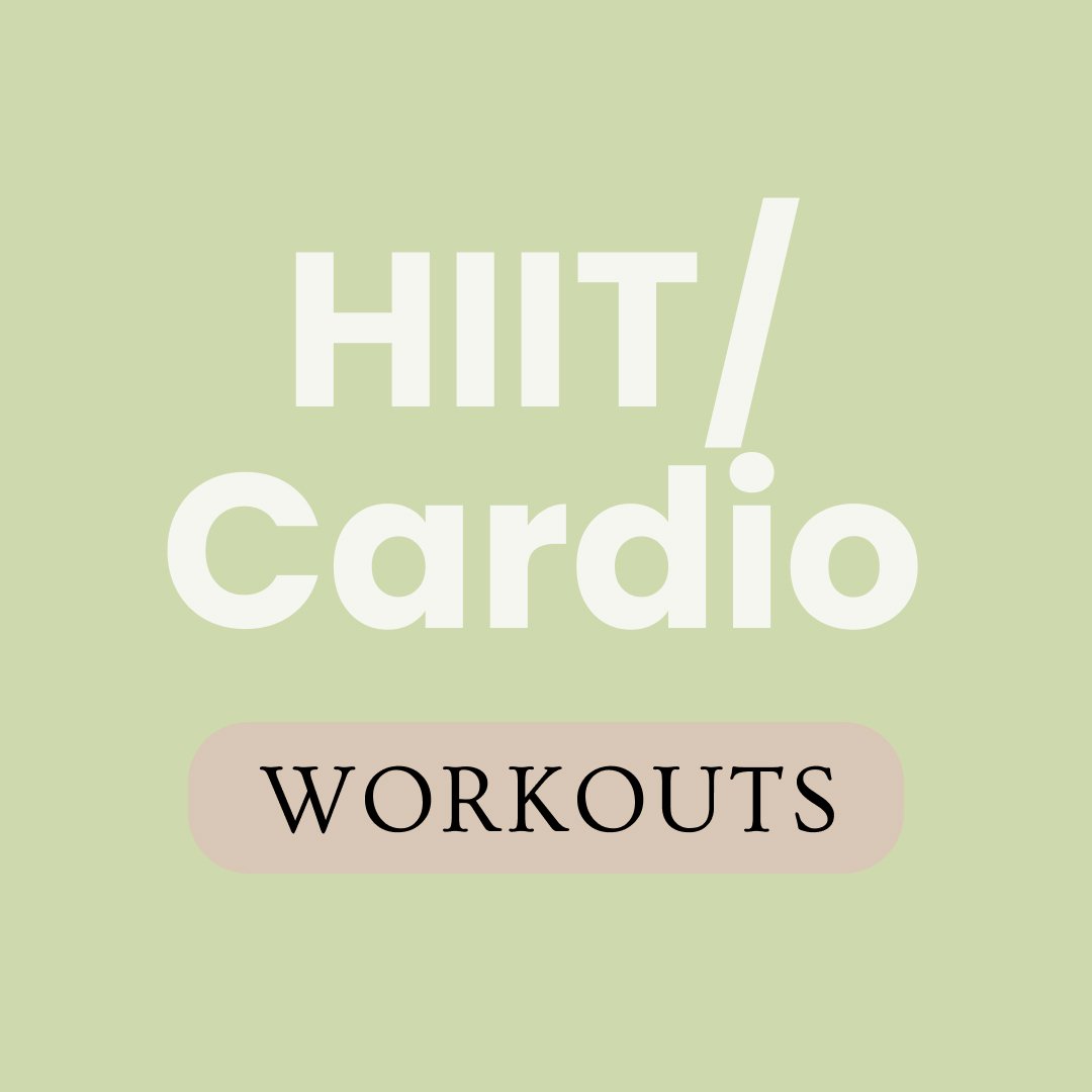HIIT/Cardio