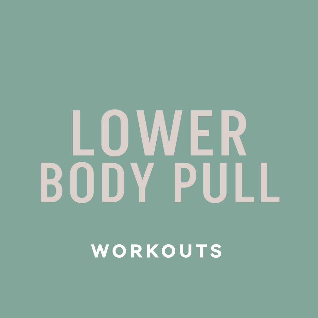 Lower Body Pull