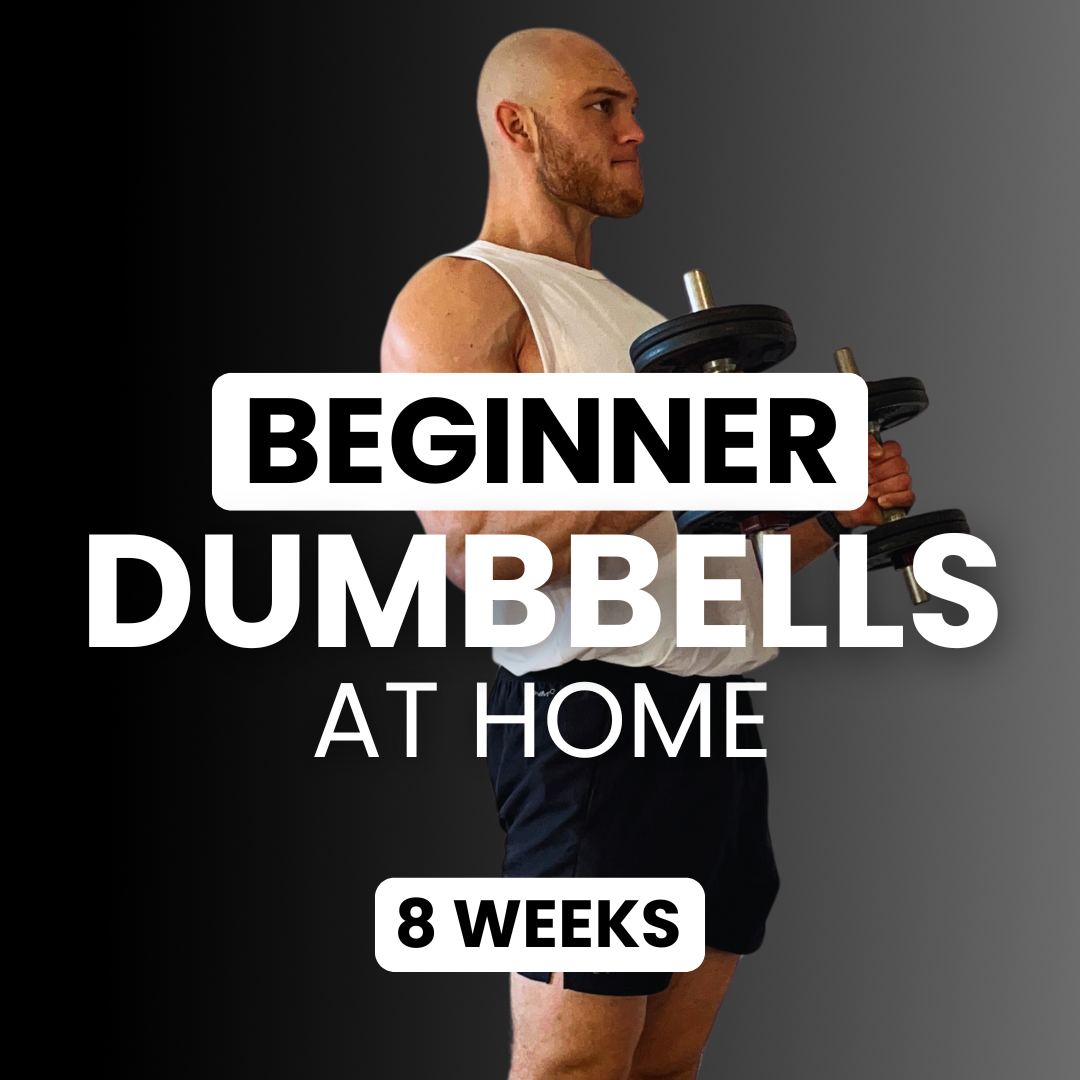 8-Week Beginner Dumbbell Workout Program (At Home)