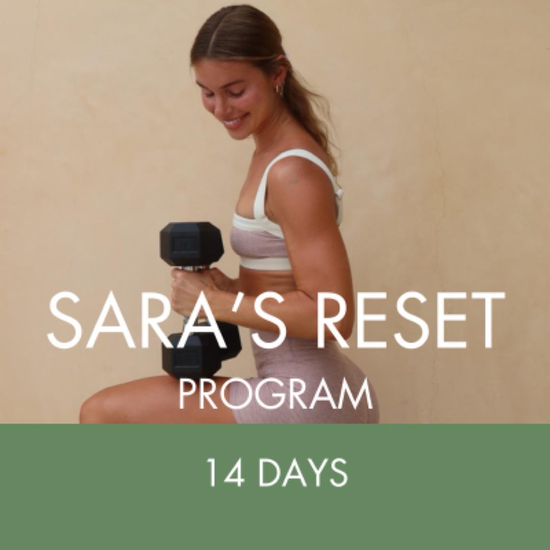 Sara Daily Routine Sara’s Reset 14 Day Program by Sara Kathryns