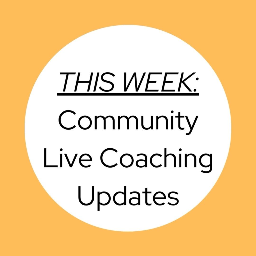 THIS WEEK: Updates from Sally