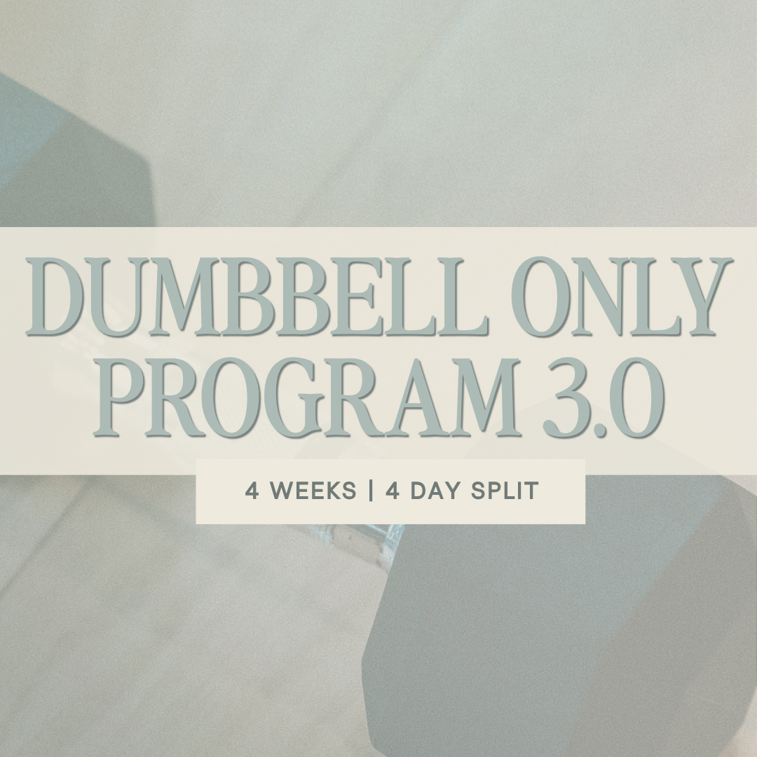 Dumbbell Only Program 3.0