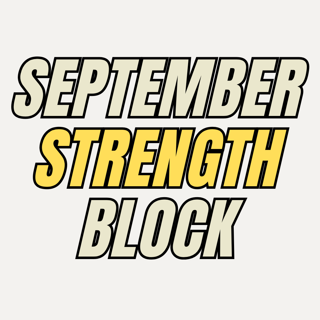 SEPTEMBER STRENGTH TEAM BLOCK